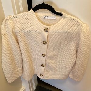 Zara ivory cardigan